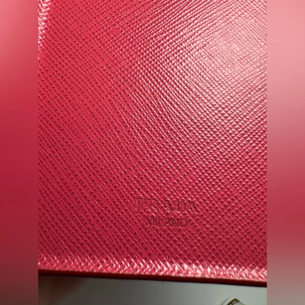 Prada Raspberry Pink Saffiano Leather IPhone X/XS Case